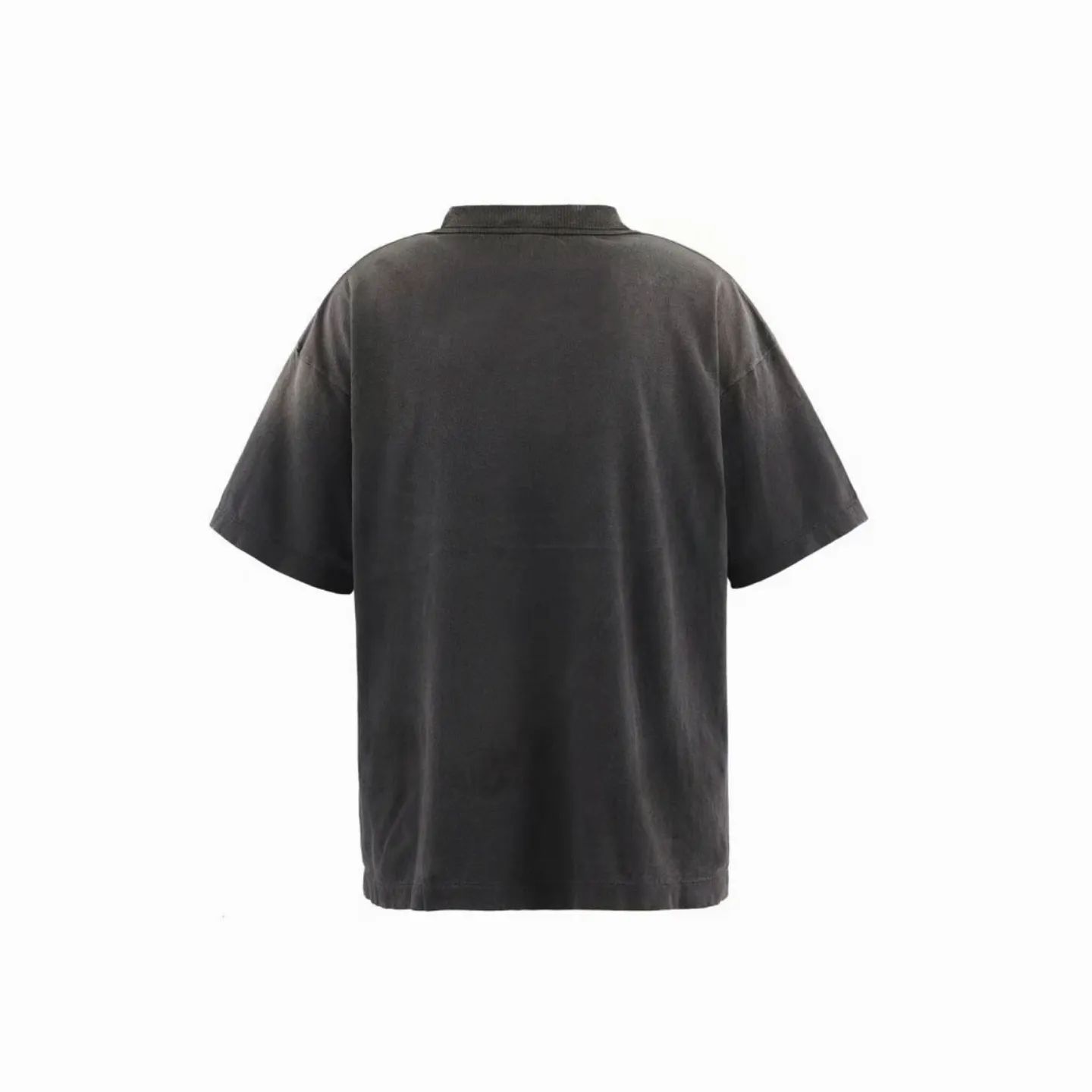 ❥8027#P136 Saint Mxxxxxx New luminous Jesus head is made of double yarn cotton batik fabric 280g, comfortable and breathable to wear. Full of street feel, loose fit. Craftsmanship: luminous printing + graffiti + spray coding, batik and wash. Size: (S-M-L-XL) Color: Washed black